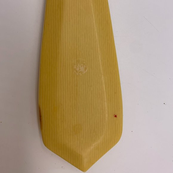 Vintage early plastic beveled hand mirror- Celluloid? Bakelite? Something else? - Picture 8 of 8